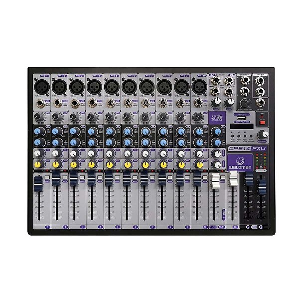 Mesa de Som Premium Clear Pod Special CPS-14FXU - WALDMAN