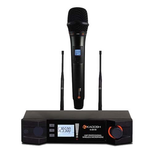 Sistema Microfone sem fio de Mão K-491M UHF - KADOSH