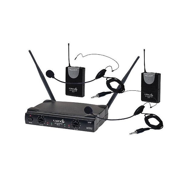 Sistema Microfone sem Fio UH-02HLIHLI Duplo Headset - LYCO