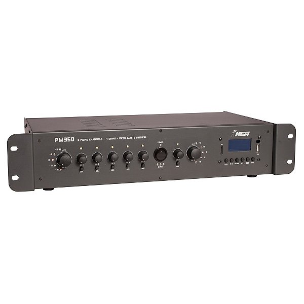 Amplificador para Som Ambiente com 5 setores PW 350 - NCA