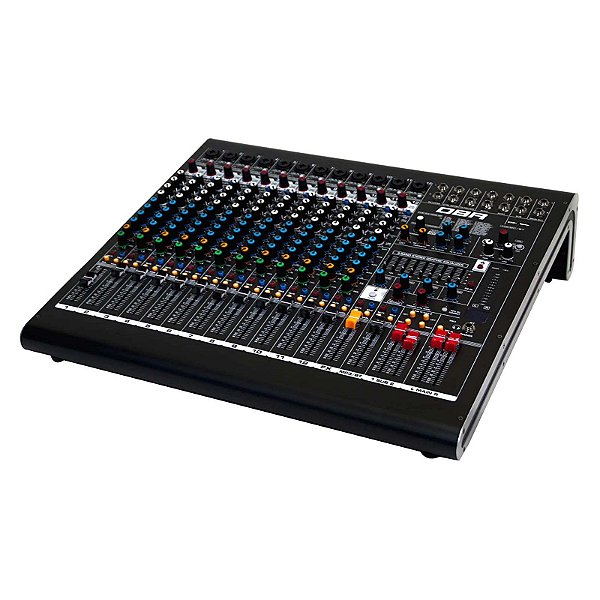 Mesa de Som Analógica DM12 USB Bluetooth 12 canais - DBR