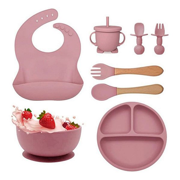 Kit Alimentação Infantil 08 Pçs