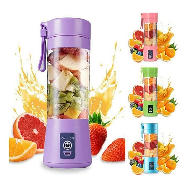 Mini Liquidificador Portátil e Recarregável