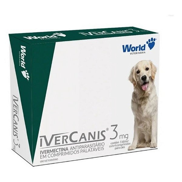 Ivercanis 4 x 3mg