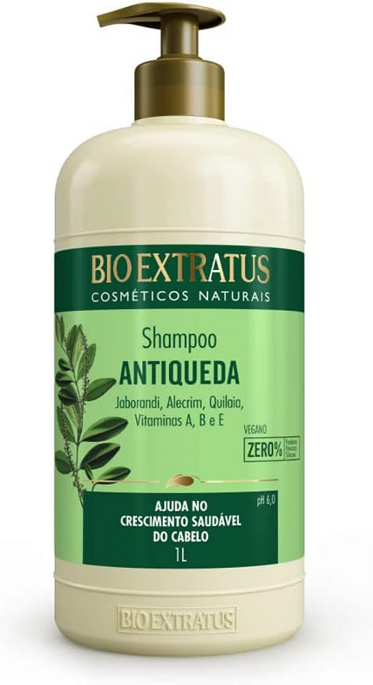 Shampoo  Antiqueda Jaborandi BIO EXTRATUS 1Litro