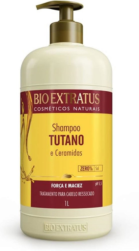 Shampoo Tutano Bio Extratus Força E Maciez 1 Litro