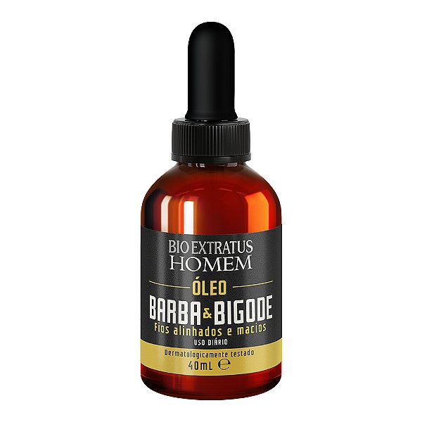 Oleo Homem Barba e Bigode Bio Extratus 40ml Masculino
