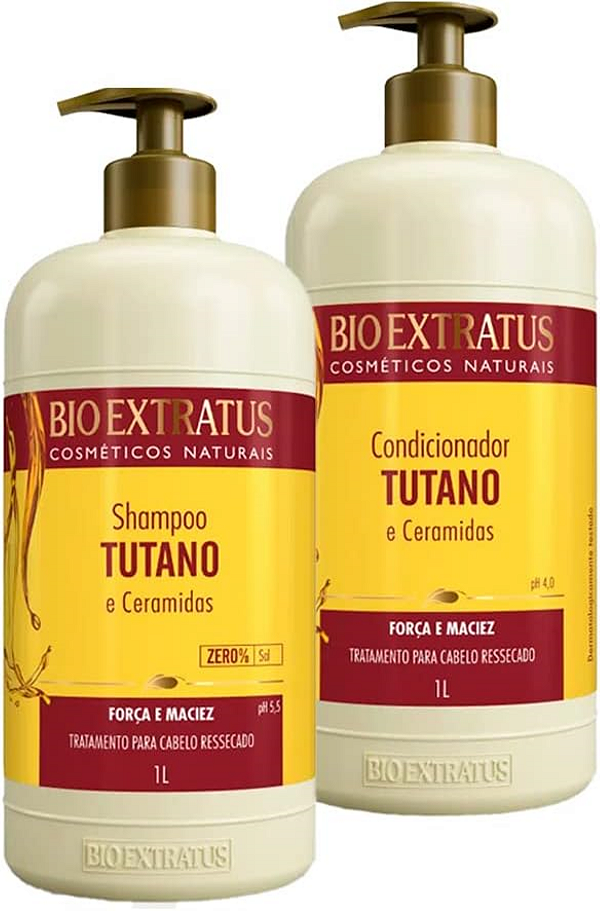 Kit Bio Extratus Tutano Ceramidas Shampo e Condicionador 1L