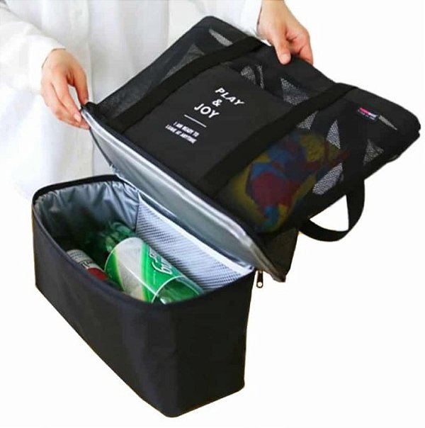 Bolsa De Praia Piscina Mar Verão Piscina Piquenique Térmica