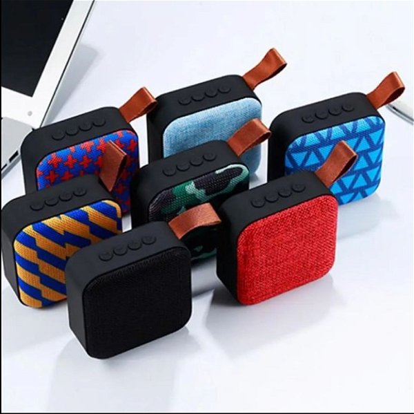 Mini Caixa De Som Portátil Bluetooth Com Alça De Mão