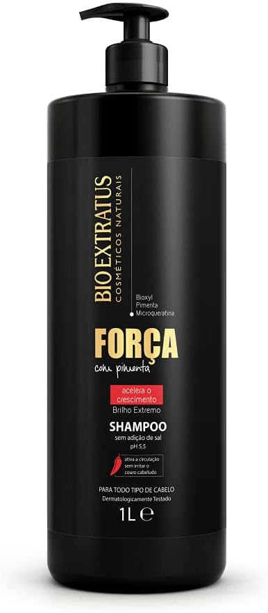 Shampoo Força com Pimenta Bio Extratus 1L
