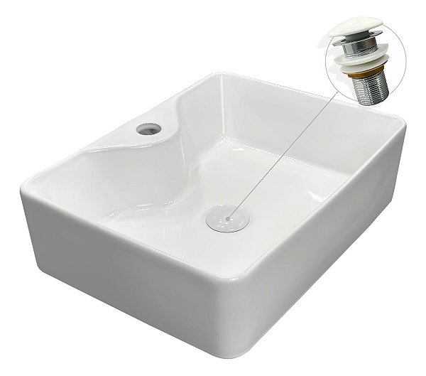 Cuba Louça Deka Smart  Apoio Sobre Por C/ Válvula De Click