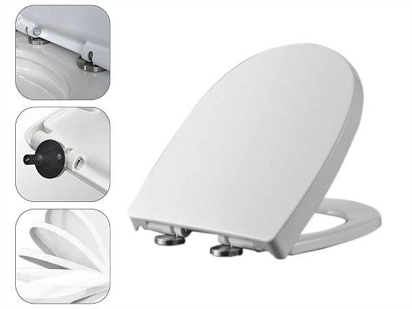 Assento Sanitario Soft Close Fechamento Suave Deartha Inowar