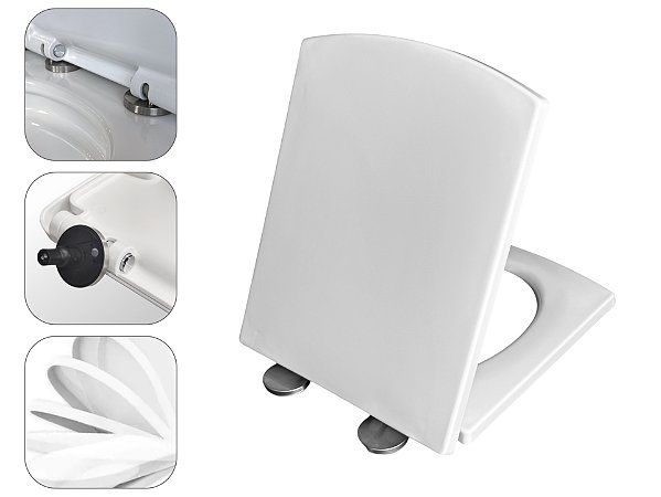 Assento Sanitario Soft Close Fechamento Suave Illus Inowar
