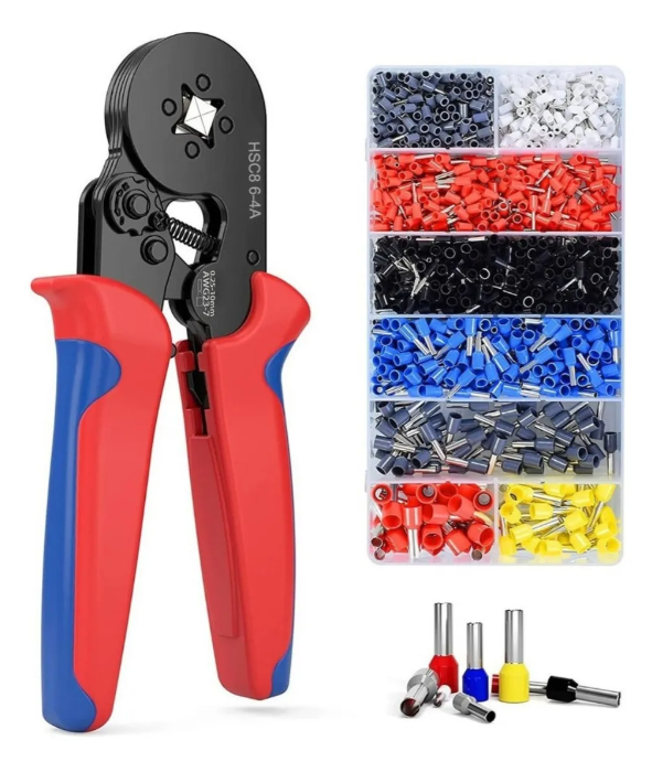 Alicate Crimpar Prensa Terminal Ilhos Tubolar 0,25 Até 10mm²