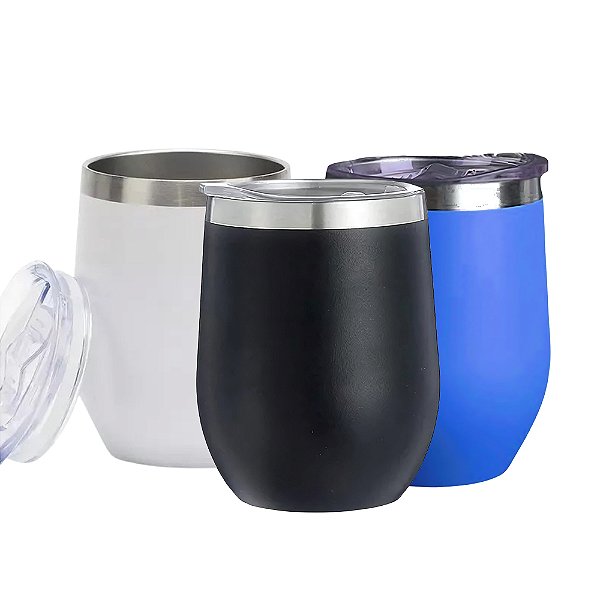 Copo Cuia Térmico c/ Tampa - 350ml