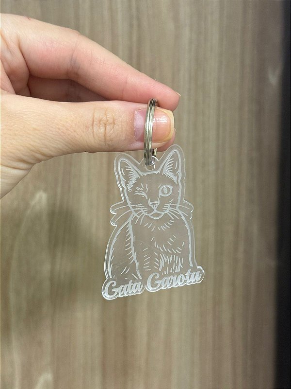 CHAVEIRO GATA GAROTA