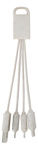 Cabo Carregador 3 Em 1 Usb c iPhone Micro V8 2 Amper Cru