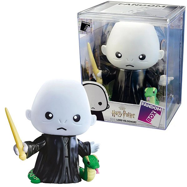 Boneco Colecionável Lord Voldemort Harry Potter Fandom Box 10x12 Líder Brinquedos