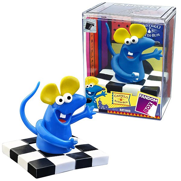 Boneco Colecionável Ratinho Ratimbum Fandom Box 10x12 Líder Brinquedos