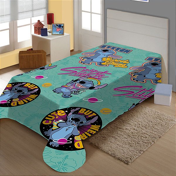 Manta Disney Fun Stitch Licenciado Jolitex 1,50x2,00m