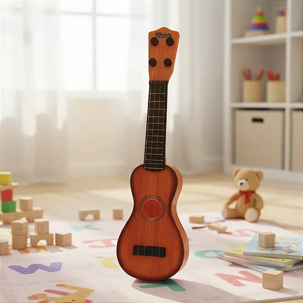 Brinquedo Violao Musical Infantil Surpresa Pica Pau 3392