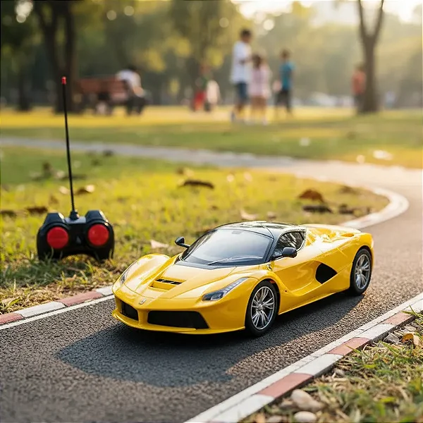 Carro Controle Remoto Brinquedo Fast Machine 1:12 Pica Pau Brinquedos