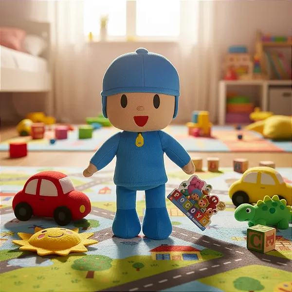 Boneco De Pelucia Pocoyo Grande Fofinho Original Oficial