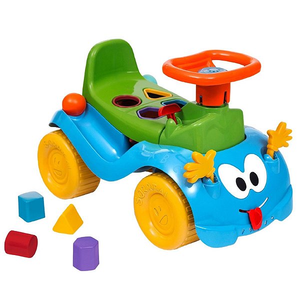 Totokinha Bolinha Motoka Velotrol Triciclo Infanti Bebê Azul