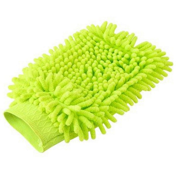 Luva Multiuso Limpeza Chenille Poliéster Lavagem Automotiva
