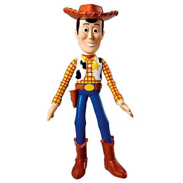 Boneco Vinil Articulado Woody Toy Story Disney Pixar Líder Brinquedos