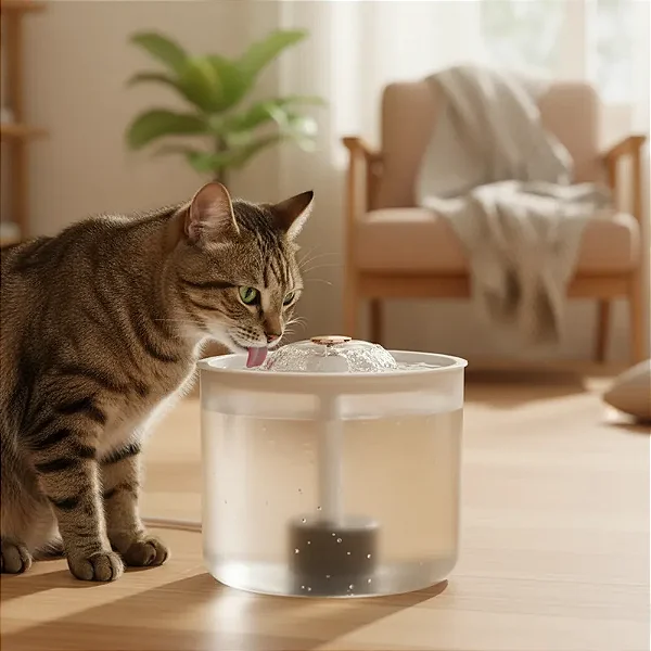 Fonte Bebedouro Automático Gato Cachorro Com Filtro Água Fresca