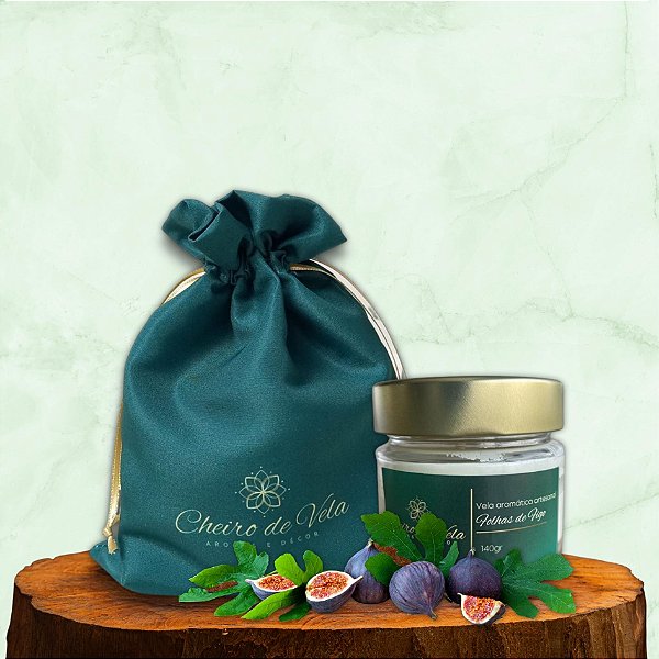 VELA AROMÁTICA - FOLHAS DE FIGO - 140G