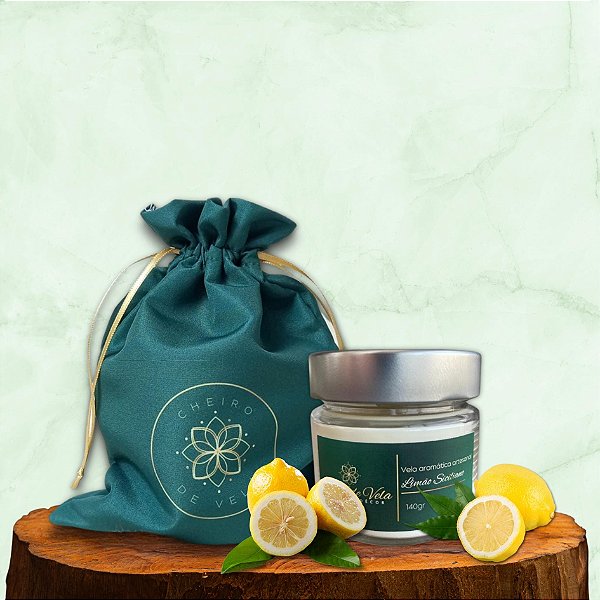VELA AROMÁTICA - LIMÃO SICILIANO - 140G