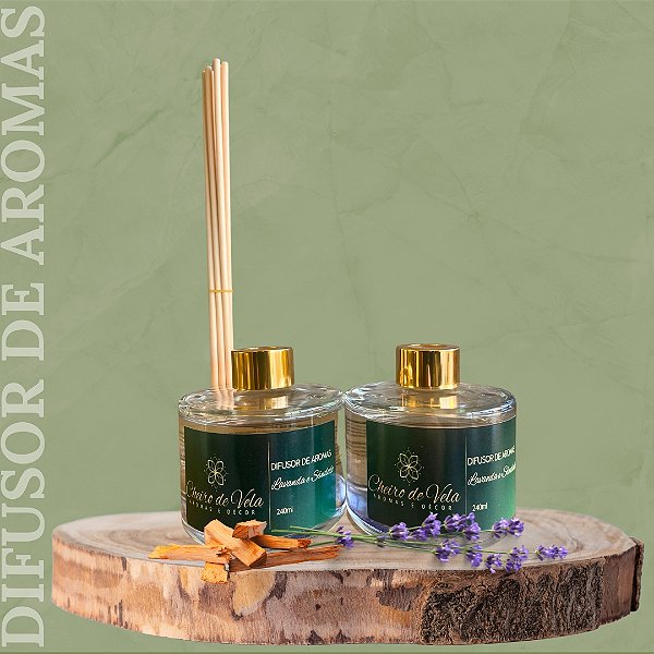 DIFUSOR DE AROMAS 240ml – LAVANDA E SÂNDALO