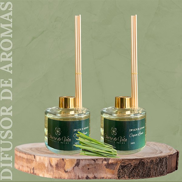 DIFUSOR DE AROMAS 240ml – CAPIM LIMÃO