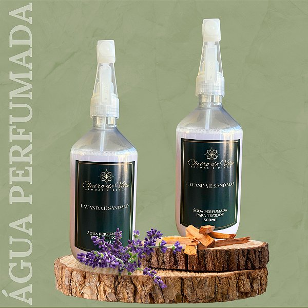 ÁGUA PERFUMADA 500ML - LAVANDA E SÂNDALO