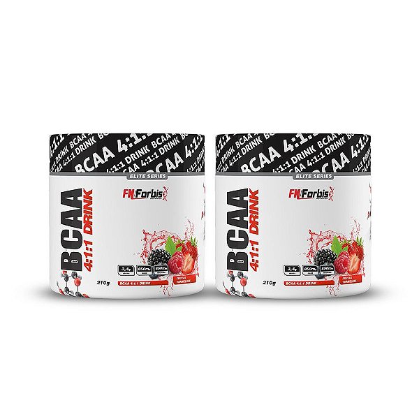 Kit 2X BCAA Elite Series 4.1.1 Drink 210g - FN Forbis Nutrition