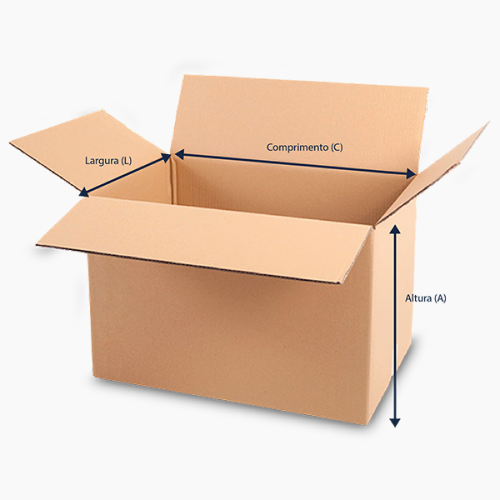 Caixa Seminova 50x31x19 cm