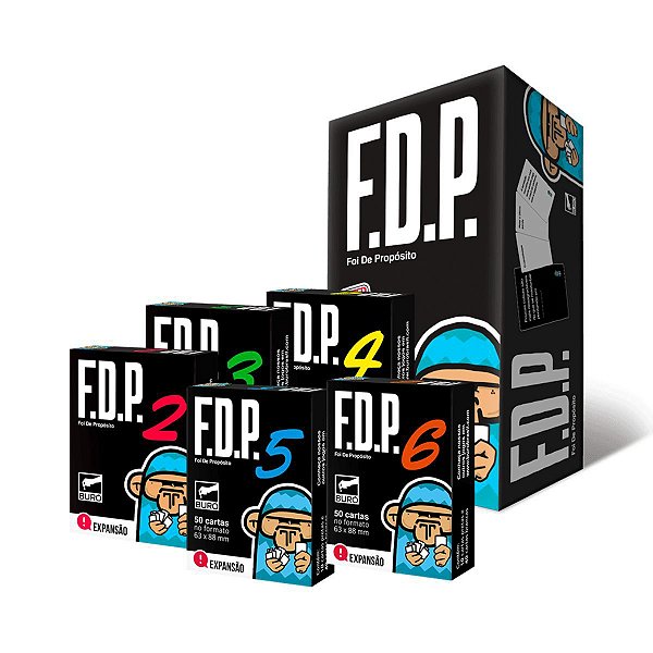 Kit Familia FDP Foi De Proposito Basico, 2, 3, 4, 5 e 6 Buro