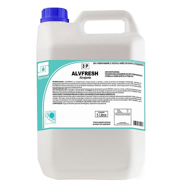 Alvfresh Alvejante Tecidos Roupas Brancos Coloridos 5 Litros