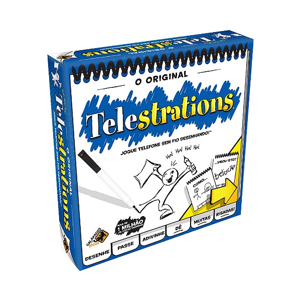 Telestrations Jogo Desenho Telefone Sem Fio Diversão