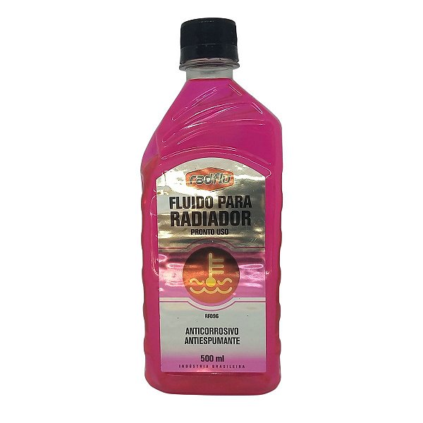 Aditivo Fluido Radiador Protetor Pronto Uso Rosa 500ml