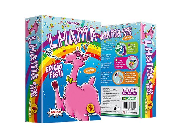 Lhama Edição Festa Jogo de Cartas Boardgames Papergames