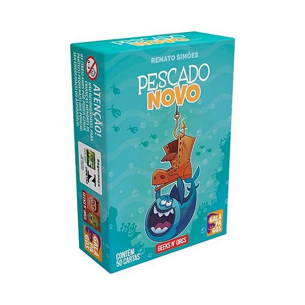 Jogo de Cartas Competitivo Pescado Novo - Galápagos