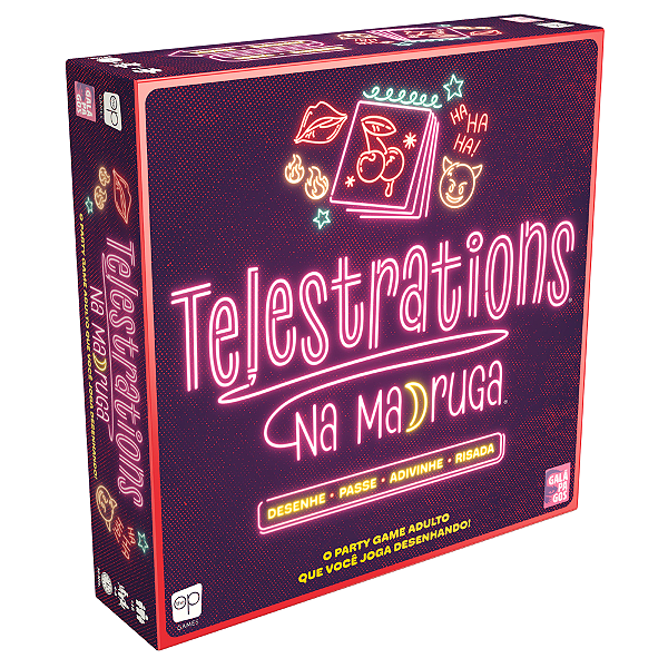 Telestrations Na Madruga Jogo de Tabuleiro BoardGames