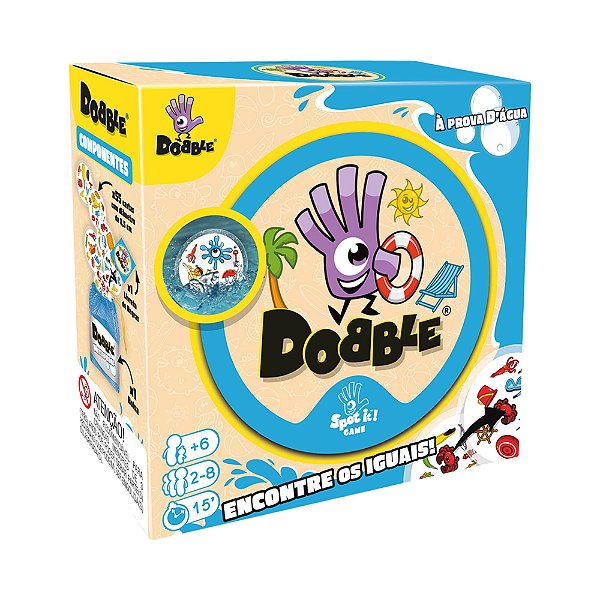 Jogo de Cartas Dobble: À Prova D'Agua Eco-Sleeve - Galápagos