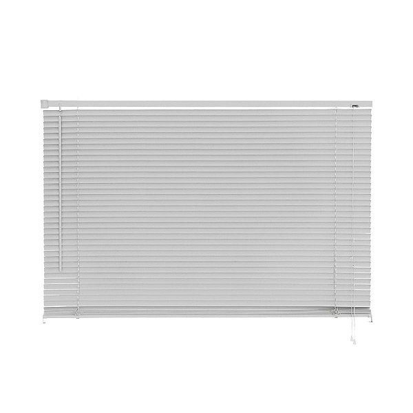 Persiana Horizontal PVC Cinza Quarto Cozinha Sala 120x130cm