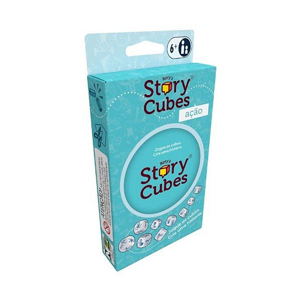 Jogo de Cubos Crie Uma História Rory's Story Cubes: Ação