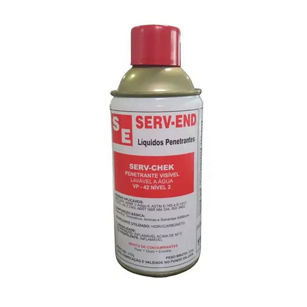 Penetrante Visível Lavável a Água Serv Chek - Serv End